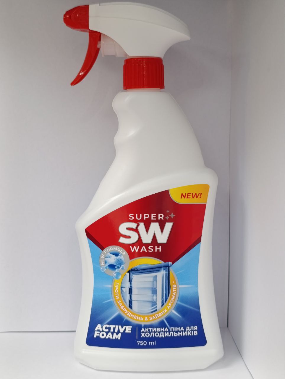 Засіб для миття холодильників «АКТИВНА ПІНА» ТМ «SUPER WASH» 750мл